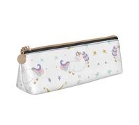 Ghjkfbf You Are Magical Print Leather Pencil Case, Pouch With Zipper For Stationary Supplies, Small Cosmetic Bag
