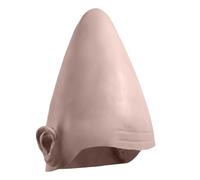 Ghjkldha Alien Cone Bald Head, Latex Cosplay Headgear, Egg-Shaped Costume Hat with Stretch Fit, Funny Headdress Props for Women, Youth, Girls, Teens, Boys, Friends, Halloween, Party, Stage