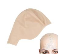 Ghjkldha Bald Hats for Adults,Costume Latex Makeup Bald Hats for Adults | Reusable Costume Accessory Party Supplies for Cosplayers Artists Actors Holiday Photography Film Theater