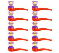 Ghjkldha Blowing Ball Toys, Ten Piece Balance Game Set, Blow Pipe Plaything, Ball Balancing Activity, Stress Reliever Toy for Home, Classroom, Kids, Party Play, 3.93x1.77 Inches