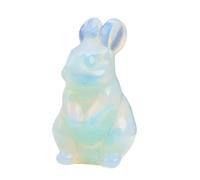 Ghjkldha Bunny Figurines,Beautiful Crystal Decor Rabbit Figurines - Portable Home & Kitchen Statue, Decorative Ornaments For Home, Offices, Travel