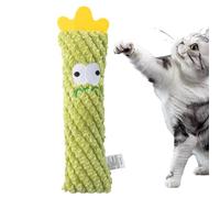 Ghjkldha Catnip Toys for Indoor Cats - Safe Teeth Cleaning Toy | Cactus Design Enrichment Activities Exercise Game for Kitten Home Training Post-Meal Activity All Breeds Alone Time