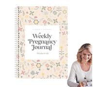 Ghjkldha Comprehensive Pregnancy Journal | Personalized Diary for First-Time Mums UK | Track Milestones, Growth & Memories | 8.3x11.2 inches