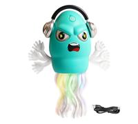 Ghjkldha Dancing Octopus Toy | Smart Squid with Obstacle Avoidance,Rechargeable Light Music Dancing Toy Octopus for Tummy Crawling Playing Crib Birthday Christmas Toddler Girls Boys
