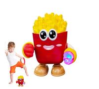 Ghjkldha Dancing Robot | Light Up Robot | Electric Music Light French Fries Design Doll for Home Indoor Kids Entertainment Play Learning Fun