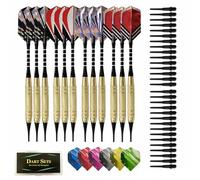 Ghjkldha Dart Accessories Kit,Dart Set Multiple Styles Darts Flights - Professional Soft Tip Darts Toy Set for Electronic Dartboard