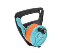 Ghjkldha Diving Reel, 13x14x5.3cm, Diving Finger Spool, for Divers, High Visibility Retractable Cord with Strong Construction, 150ft Line Ideal for Underwater Safety Snorkeling Activities