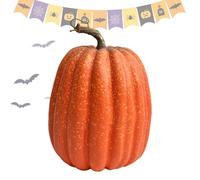 Ghjkldha Foam Pumpkins,Faux Orange Decorative Foam Pumpkins - 7.87inch Harvest Farmhouse Decor for Indoor Outdoor Bedroom Kitchen Porch Tables Autumn Halloween Thanksgiving Holidays