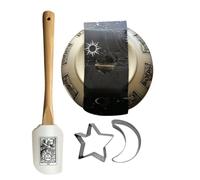 Ghjkldha Halloween Bakeware, Mixing Bowl Set, Kitchen Accessories, Decorative Tarot Cards Theme, Suitable Dessert Cake Marinating Salad, Great for Holiday Parties School Events Kitchens