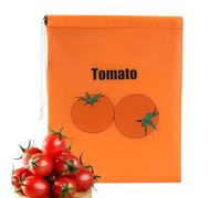 Ghjkldha Lettuce Keeper Refrigerator, Fresh Tomato Storage Bag, Fresh Pouch with Drawstring, 13.78in Reusable Food Saver, Breathable Vegetable Storage for Home, Kitchen, Cafe, Camping