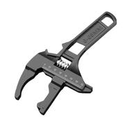 Ghjkldha Multi-Use Plumbing Tool, Adjustable Pipe Spanner, Large-jaw Wrench for Faucets, Adjustable Wrench, Extra Wide Jaw Plumbing Spanner with Dura Grip Soft Grip Handle Multifunctional Tool