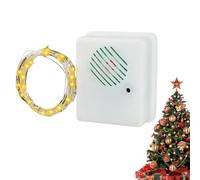 Ghjkldha Musical Christmas LED String Lights | Holiday Music Lights | Christmas String Lights with Sound | LED Festive String Lights, Christmas Lights with Built-in Speaker, Twinkling Musical Lights