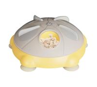 Ghjkldha Slow Feeder Toy, Food Puzzle Treat Dispensing Game, Interactive Training Tool, Stable Anti-Slip Design, Encourages Healthy Eating Habits for Dogs and Cats, 7.87x7.87x3.15 inches