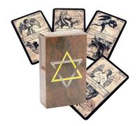 Ghjkldha Tarot Decks, the Oracle of Heaven and Hell Cards, Oracle Cards, Fortune-Telling Card Game, Spiritual Guidance Oracle Cards, Collectible Oracle Card Set for Gathering Game