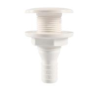 Ghjkldha Thru Hull Fitting, Marine Connector, Drainage Adapter, 3.15 Inches Resistant Build, Leakproof Installation Design, for Yacht, Kayak, Floor, Deck, Bilge, Water Outlet Use