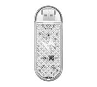 Ghjkldha Welcome Lights for Cars,Magnetic Auto Puddle Door Sensor Lamp - USB Charging Warning Lamp for Vehicle Night Driving RV Touring Men Illumination Women Safe