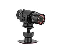GHJKLZNMRU Camera Mountain Bike Bicycle Motorcycle Helmet Sports Action Camera Video DV Camcorder Full 1080pRecorder for Cars (Color Name : Black SD Card Memory : None)