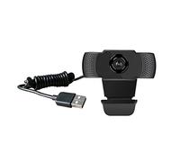 GHJKLZNMRU USB Webcam 1080P Web Camera with Microphone for PC HD Web Cam Computer Camera for Laptop Online Teaching for Twitch Streaming for Business Meetings (Color : Black)