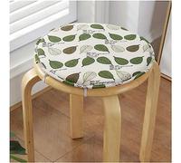 GHJL Set Of 2 Small Round Stool Cushions Chair Pads For Dining Kitchen Chairs Seat Pads With Ties For High Stool Bistro Bar Seat (Color : Color 14, Size : 30cm)