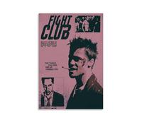 GHJOPAF Fight Club Classic Vintage Movie Poster Canvas Painting Wall Art Picture Home Decor Print For Bedroom Living Room 16x24inch(40x60cm) Unframe-style