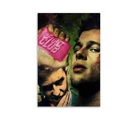 GHJOPAF Fight Club Classic Vintage Movie Poster Canvas Painting Wall Art Picture Home Decor Print For Bedroom Living Room 16x24inch(40x60cm) Unframe-style
