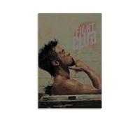 GHJOPAF Fight Club Classic Vintage Movie Poster Canvas Painting Wall Art Picture Home Decor Print For Bedroom Living Room 16x24inch(40x60cm) Unframe-style
