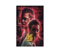 GHJOPAF Fight Club Classic Vintage Movie Poster Canvas Painting Wall Art Picture Home Decor Print For Bedroom Living Room 12x18inch(30x45cm) Unframe-style