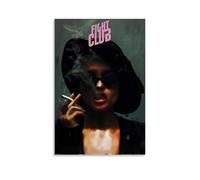 GHJOPAF Fight Club Classic Vintage Movie Poster Canvas Painting Wall Art Picture Home Decor Print For Bedroom Living Room 12x18inch(30x45cm) Unframe-style
