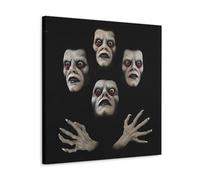 GHJOPAF The Exorcist Horror Movie Poster Canvas Painting Wall Art Picture Home Decor Print For Bedroom Living Room 16x16inch(40x40cm) Frame-style