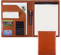 GHJrtHFJ Business notebook, Organizer Business Card Holder For Conference Interview(Bruin)