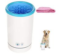 GHJrtHFJ dog paw cleaner, Electric Paw Washer,Cat Dog Foot Cleaning Tool for & Muddy Paws with USB Cord And Towel(Blue,L)