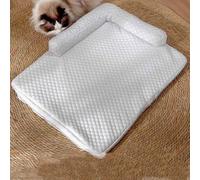 GHJrtHFJ Pet mats, Anti-Slip Cat Kitten Cushion with Removable And Cleaning Cover for Small Medium Dogs And Cats,Pink,S(Grey,L)
