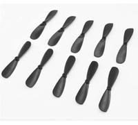 GHJtRs 10 Pack 46mm Plastic Propellers Compatible With RC Fixed Wing Aircraft Compatible With 614 715 Manual Throwing Capacitor Aircraft Toy Replacement Parts