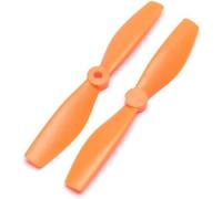 GHJtRs 10 Pairs 5045 5x4.5 Inch Bullnose PC Propellers CW CCW Compatible With RC Helicopters And Toys Replaceable Black(ORANGE)