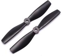 GHJtRs 10 Pairs 5045 5x4.5 Inch Bullnose PC Propellers CW CCW Compatible With RC Helicopters And Toys Replaceable Black(BLACK)