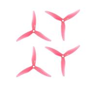 GHJtRs 10Pairs 20PCS JB 51477 5.1X4.77X3 3-PC Compatible Props For RC 5inch 4S 6S Racing And Freestyle Drones(PINK)
