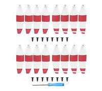 GHJtRs 16 Pcs 4726F Low Noise Propellers Compatible With 2 Lightweight Colorful Accessories Compatible With 2 Drones(WHITE RED)