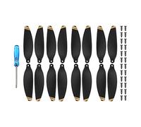GHJtRs 16 Pcs 4726F Low Noise Propellers Compatible With 2 Lightweight Colorful Accessories Compatible With 2 Drones(GOLDEN EDGE)