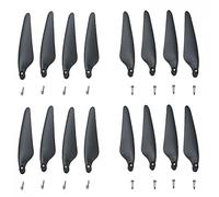 GHJtRs 16 Pieces Propeller Compatible With Zino PRO Zino 2 H117S Aerial Drone Accessories CW CCW(BLACK)