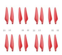GHJtRs 16 Pieces Propeller Compatible With Zino PRO Zino 2 H117S Aerial Drone Accessories CW CCW(RED)