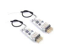 GHJtRs 2.4G 4CH Compatible Receiver Compatible With D8 D16 With PWM Output Compatible With Remote Control Drones And Racing Systems(2PCS)