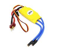 GHJtRs 30A Brushless ESC HW30A Compatible For RC Airplane Quadcopter Drone(WITH CONNECTER)