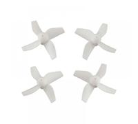 GHJtRs 31mm 4 Propeller CW CCW 0.8mm Compatible With Inductrix H36 Tiny6 E010 Tinywhoops Quad Drone 614 615 Brushed Motor DIY Parts(4PAIRS WHITE)