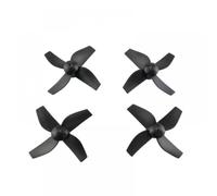 GHJtRs 31mm 4 Propeller CW CCW 0.8mm Compatible With Inductrix H36 Tiny6 E010 Tinywhoops Quad Drone 614 615 Brushed Motor DIY Parts(8PAIRS BLACK)