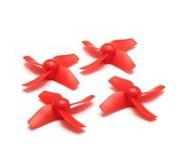 GHJtRs 31mm 4 Propeller CW CCW 0.8mm Compatible With Inductrix H36 Tiny6 E010 Tinywhoops Quad Drone 614 615 Brushed Motor DIY Parts(4PAIRS RED)