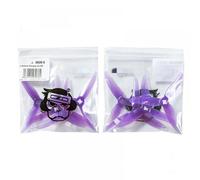 GHJtRs 3520 12 Pairs 3.5 Inch 3 PC Propellers Compatible With 1806 2004 Brushless Motors Compatible With Freestyle 3 Inch Cinewhoop Drones(12 PAIRS PURPLE)