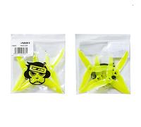 GHJtRs 3520 3.5X2X3 3-PC Propeller Compatible With RC Racing Freestyle Cinewhoop Drones Compatible Replacement Parts(2PAIRS YELLOW)