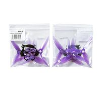 GHJtRs 3520 3.5X2X3 3-PC Propeller Compatible With RC Racing Freestyle Cinewhoop Drones Compatible Replacement Parts(2PAIRS PURPLE)