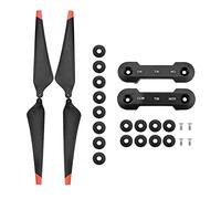 GHJtRs 3820 Carbon Fiber Propellers CW CCW Compatible With D Agras T30 Compatible With Paddle Clamp Clip Rubbers Black White(Kit A)