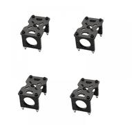 GHJtRs 4 Sets 3K Full Carbon Fiber Tube Clamp Mount Support Kit Compatible With RC Multicopter Compatible With 12/16/20/22/25/30mm Motor Base(20MM)